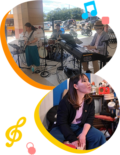 ジャズバンド「まり顔」